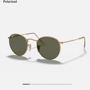 Ray-Ban Oval Gold Sunglasses